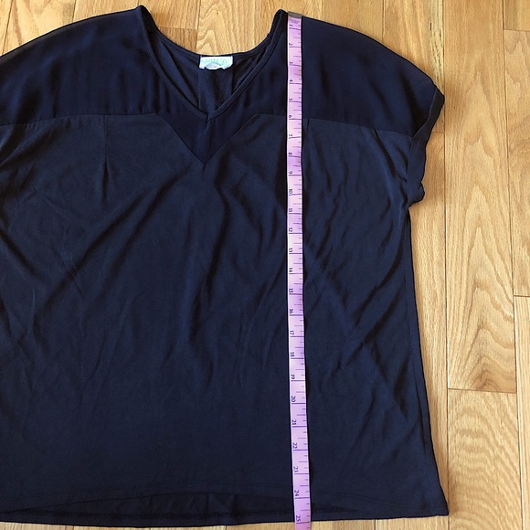 NWOT Sienna Sky Modal Blend Tee with Mesh Top Detail - Picture 8 of 9